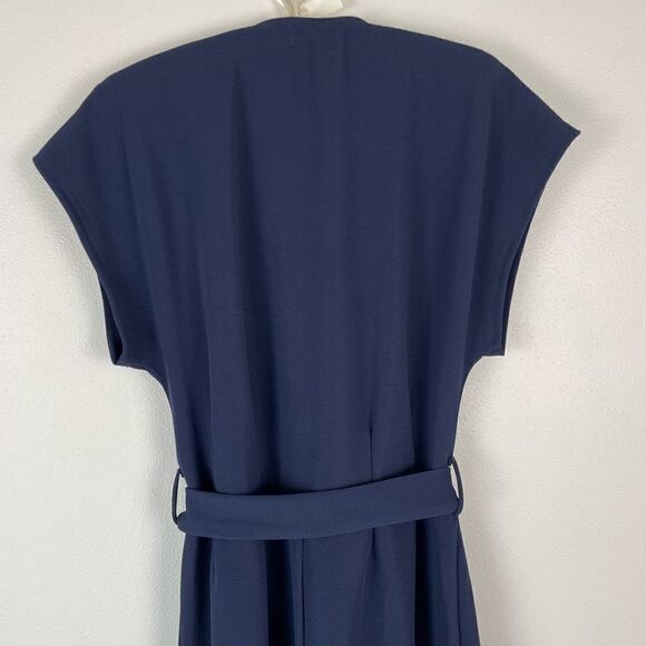 Solutions! Navy Blue Jump Suit Size M - Picture 4 of 7